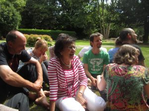 20140716 Seated Laughter Meditation - Corporate Laughter Yoga Training & Workshop Specialists in the UK | Corporate Wellness & Workplace Wellbeing Programmes, Trainings & Workshops in London UK with Laughter Yoga Expert Lotte Mikkelsen