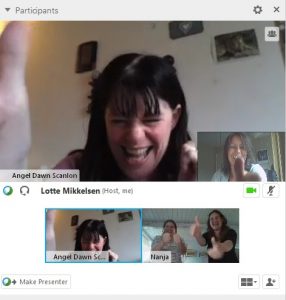Laughter Online 2 - Corporate Laughter Yoga Training & Workshop Specialists in the UK | Corporate Wellness & Workplace Wellbeing Programmes, Trainings & Workshops in London UK with Laughter Yoga Expert Lotte Mikkelsen