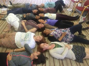 2016 07 Laughter Yoga Teacher Training 13 - Corporate Laughter Yoga Training & Workshop Specialists in the UK | Corporate Wellness & Workplace Wellbeing Programmes, Trainings & Workshops in London UK with Laughter Yoga Expert Lotte Mikkelsen