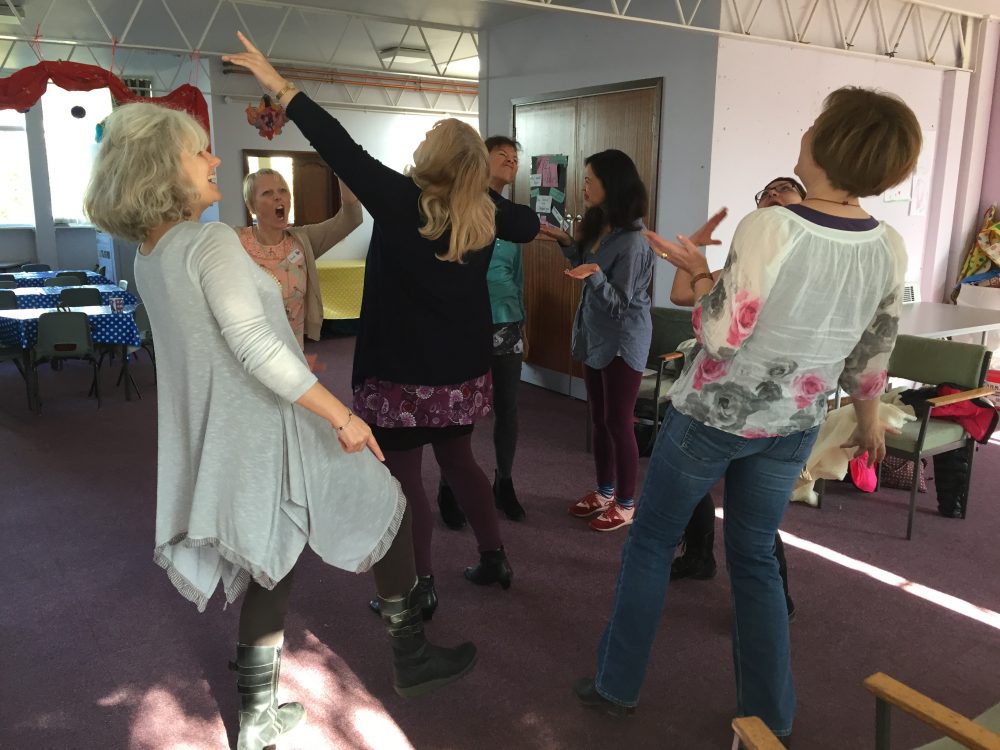 2015 03 07 Certified Gibbeirsh Training Silent Gibberish e1527528618476 - Corporate Laughter Yoga Training & Workshop Specialists in the UK | Corporate Wellness & Workplace Wellbeing Programmes, Trainings & Workshops in London UK with Laughter Yoga Expert Lotte Mikkelsen