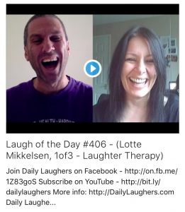 Daily Laughers February 2017 - Corporate Laughter Yoga Training & Workshop Specialists in the UK | Corporate Wellness & Workplace Wellbeing Programmes, Trainings & Workshops in London UK with Laughter Yoga Expert Lotte Mikkelsen