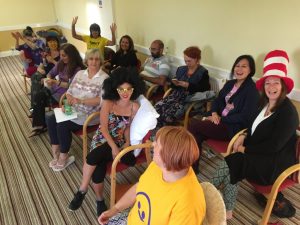2016 07 Laughter Yoga Teacher Training 34 1024x768 - Corporate Laughter Yoga Training & Workshop Specialists in the UK | Corporate Wellness & Workplace Wellbeing Programmes, Trainings & Workshops in London UK with Laughter Yoga Expert Lotte Mikkelsen