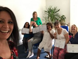 IMG 6873 1024x769 - Corporate Laughter Yoga Training & Workshop Specialists in the UK | Corporate Wellness & Workplace Wellbeing Programmes, Trainings & Workshops in London UK with Laughter Yoga Expert Lotte Mikkelsen