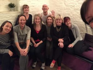 2017 12 08 Laughter Yoga Leader Training Day 2 05 e1514373559697 1024x769 - Corporate Laughter Yoga Training & Workshop Specialists in the UK | Corporate Wellness & Workplace Wellbeing Programmes, Trainings & Workshops in London UK with Laughter Yoga Expert Lotte Mikkelsen