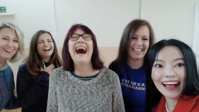 IMG E9135 - Corporate Laughter Yoga Training & Workshop Specialists in the UK | Corporate Wellness & Workplace Wellbeing Programmes, Trainings & Workshops in London UK with Laughter Yoga Expert Lotte Mikkelsen