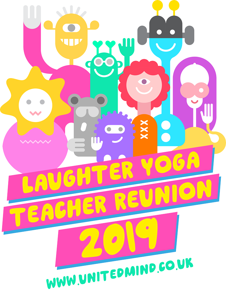 Tshirt Reunion Image - Corporate Laughter Yoga Training & Workshop Specialists in the UK | Corporate Wellness & Workplace Wellbeing Programmes, Trainings & Workshops in London UK with Laughter Yoga Expert Lotte Mikkelsen