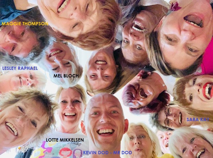 2019 07 14 Sunday Group Felden Lodge with some names e1569840779156 - Corporate Laughter Yoga Training & Workshop Specialists in the UK | Corporate Wellness & Workplace Wellbeing Programmes, Trainings & Workshops in London UK with Laughter Yoga Expert Lotte Mikkelsen