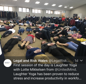 IMG 0715 e1614629966733 - Corporate Laughter Yoga Training & Workshop Specialists in the UK | Corporate Wellness & Workplace Wellbeing Programmes, Trainings & Workshops in London UK with Laughter Yoga Expert Lotte Mikkelsen