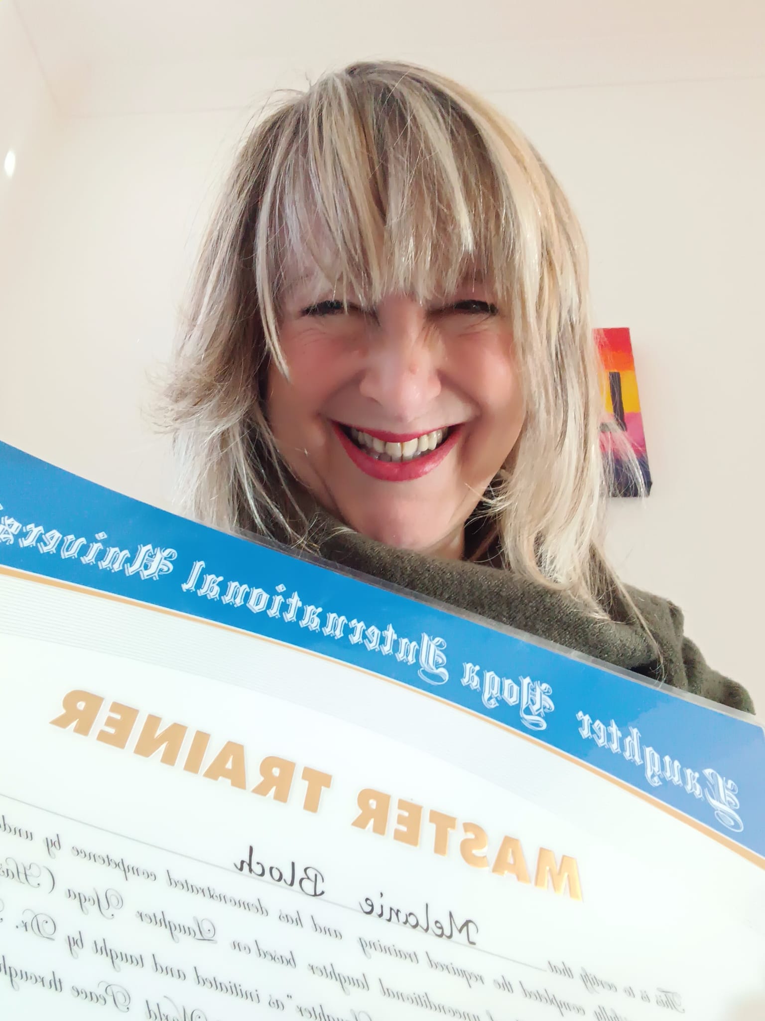 master mel bloch - Corporate Laughter Yoga Training & Workshop Specialists in the UK | Corporate Wellness & Workplace Wellbeing Programmes, Trainings & Workshops in London UK with Laughter Yoga Expert Lotte Mikkelsen