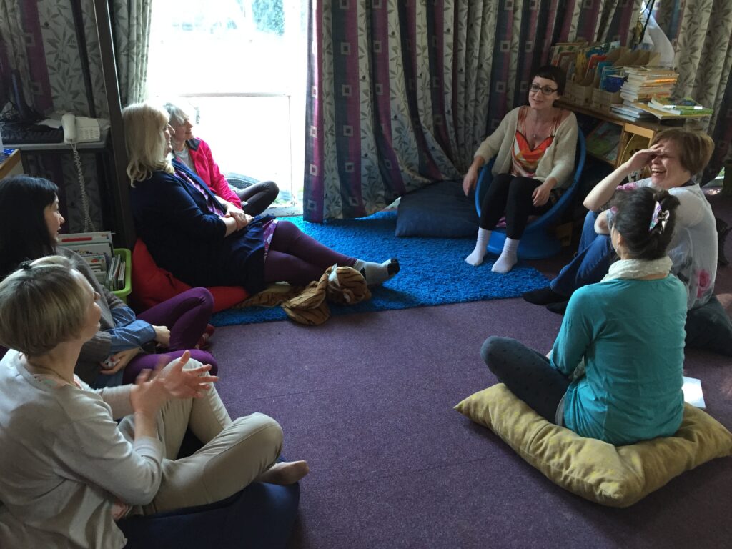 2015 03 07 Certified Gibbeirsh Training Storytime Terese - Corporate Laughter Yoga Training & Workshop Specialists in the UK | Corporate Wellness & Workplace Wellbeing Programmes, Trainings & Workshops in London UK with Laughter Yoga Expert Lotte Mikkelsen