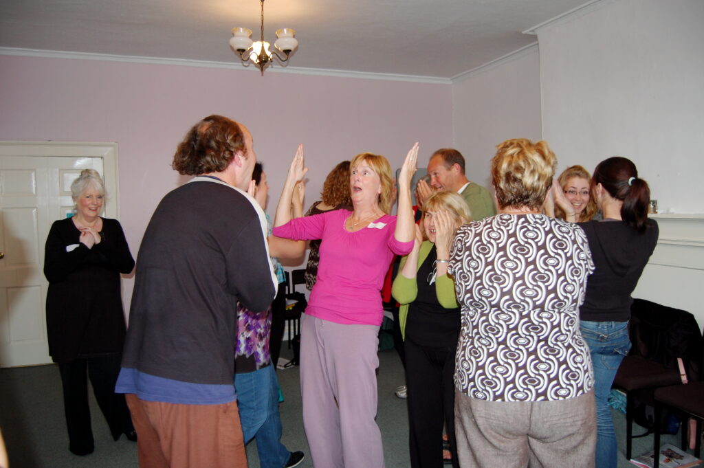 DSC 4696 - Corporate Laughter Yoga Training & Workshop Specialists in the UK | Corporate Wellness & Workplace Wellbeing Programmes, Trainings & Workshops in London UK with Laughter Yoga Expert Lotte Mikkelsen